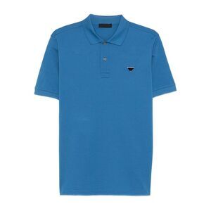 Prada Blue Polo Shirts Men